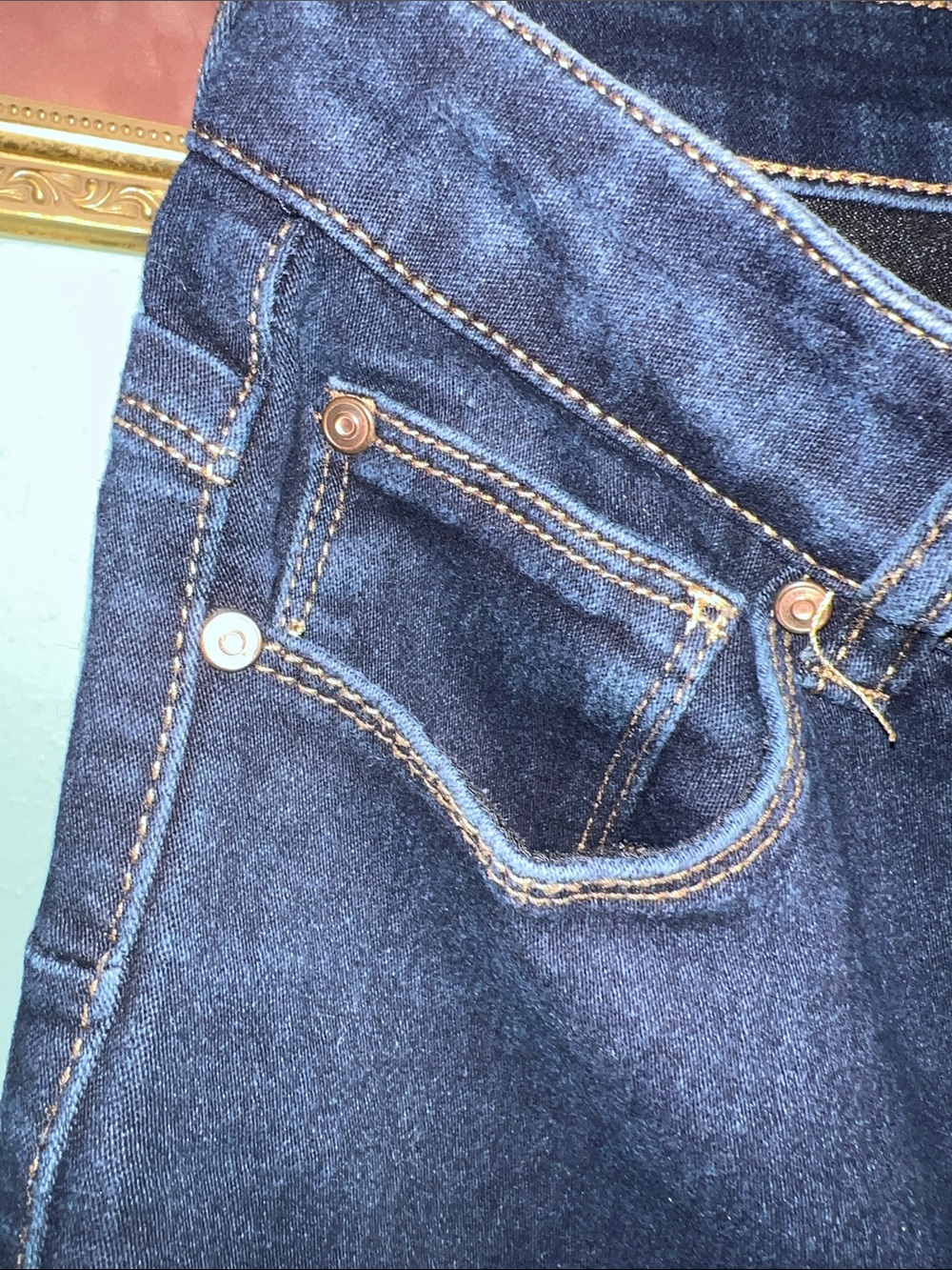 Ci Sono Dark Blue Skinny High-Rise Jeans $12 - Picture 3 of 9